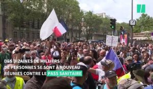 Nouvelles manifestations contre le pass sanitaire dans toute la France