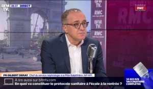 "Ne pas mettre le masque en extérieur" lorsqu'on est dans une foule est "une erreur" pour le Pr Gilbert Deray