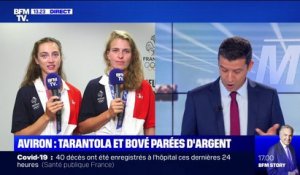 JO: en aviron, Claire Bové et Laura Tarantola décrochent une médaille d'argent