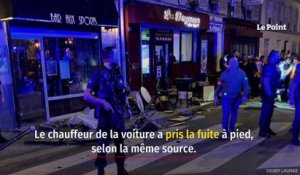 Paris : une voiture percute une terrasse, un mort et six blessés