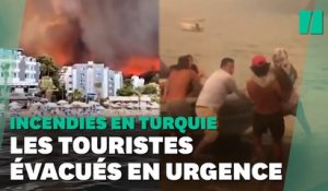 En Turquie, des touristes évacués en urgence à cause des incendies