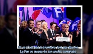 Marine Le Pen - sa petite moquerie à l'égard de Florian Philippot