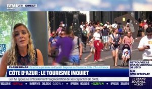 Claire Behar (CRT Côte d'Azur): Côte d'Azur, le tourisme inquiet - 03/08