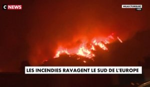 Les incendies ravagent le sud de l'Europe