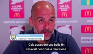Man City - Guardiola : "Nous étions convaincus que Messi resterait au Barça"