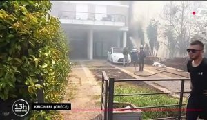 Grèce : les incendies continuent de progresser, malgré les renforts