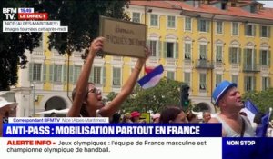 Manifestations contre le pass sanitaire: au moins 15.000 à 20.000 personnes présentes à Nice, selon la police