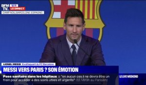 Lionel Messi: "J'aurais voulu dire adieu aux supporters dans de meilleures conditions"