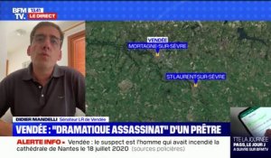 Didier Mandelli (LR) sur le prêtre assassiné en Vendée: "Il y a un sentiment total d'injustice par rapport à l'homme qui était visé"