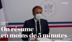 Macron : les 5 annonces à retenir du Conseil de défense sanitaire