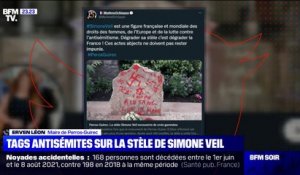"C'est un choc": le maire de Perros-Guirec réagit aux tags antisémites sur la stèle en mémoire de Simone Veil