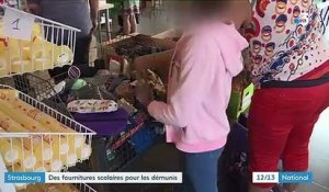 Bas-Rhin : une distribution de fournitures scolaires pour les plus démunis à Strasbourg