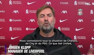 Liverpool : "Nous avons des limites", la pique de Klopp sur le mercato de ses rivaux
