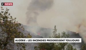 Algérie : les incendies continuent leur progression