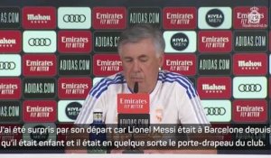 1e j. - Ancelotti : "Messi était le porte-drapeau de Barcelone"