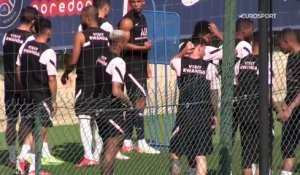 Messi, Neymar, Mbappé et compagnie : "la Pulga" à l'entraînement avec le PSG