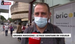 Premier jour pour le pass sanitaire dans les centres commerciaux