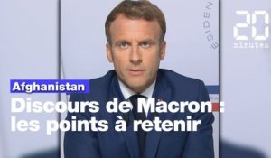 Macron: "L'Afghanistan ne doit pas redevenir le sanctuaire du terrorisme"