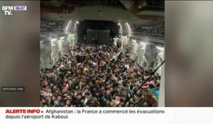 Afghanistan: un avion américain décolle avec 5 fois plus de passagers que sa capacité initiale
