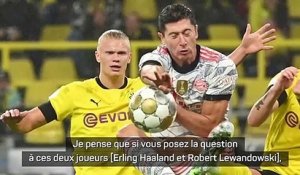 Supercoupe d'Allemagne - Nagelsmann : "Pas de rivalité entre Haaland et Lewandowski"
