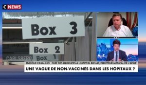 Selon Enrique Casalino, avoir 10 à 15% de personnes fragiles non vaccinées pourrait suffire à mettre en difficulté le système de santé