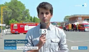 Incendie dans le Var : les pompiers sur le qui-vive pour éviter la reprise du feu
