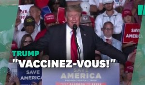 Trump sifflé par ses partisans à qui il recommandait de se faire vacciner