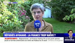 Sandrine Rousseau (candidate à la primaire EELV): "La France fait partie des pays qui accueillent le moins d'Afghans"