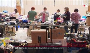 Solidarité : à Lille, de nombreux dons de vêtements pour les réfugiés afghans