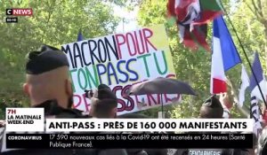 Pass Sanitaire - Voici en 90 secondes le résumé des manifestations qui se sont déroulées partout en France hier et qui auraient attiré moins de 160.000 personnes