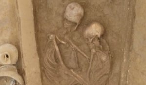 Un couple éternel datant de 1500 ans retrouvé enlacé dans une sépulture en Chine