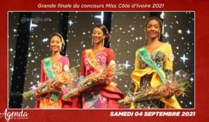 Agenda de la semaine du 30 Août au 05 Septembre 2021-Grande finale du concours Miss Côte d’Ivoire 2021