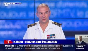 Afghanistan: l'opération d'évacuation a permis de "ramener en sécurité plus de 2830 personnes", selon le contre-amiral Jacques Fayard