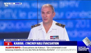 Kaboul: "Aucun avion français n'avait volé sur cet aéroport depuis 2014", selon le contre-amiral Jacques Fayard