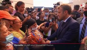 Marseille : Emmanuel Macron à la rencontre de la population