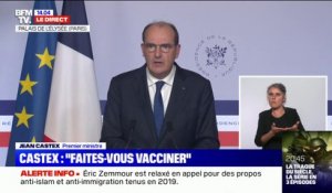Jean Castex: "88% de la population en âge de se faire vacciner a reçu une première injection"
