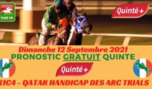 Minute Quinté TURF FR : QATAR HANDICAP DES ARC TRIALS - Dimanche 12 Septembre 2021 - Paris Longchamp  PMU #252559