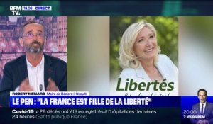 Robert Ménard sur Marine Le Pen: "elle prend ses distances avec le Rassemblement National et elle a raison"