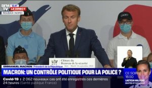 Emmanuel Macron sur le Beauvau de la sécurité: "La création de 10.000 postes est actée (...) fin 2021, plus de 700 casernes et commissariats auront été modernisés et 30.000 véhicules achetés"