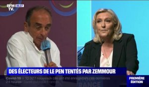 Les électeurs de Marine Le Pen sont-ils séduits par les idées d'Éric Zemmour ?