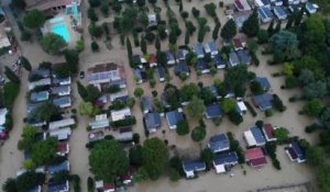 Les images des inondations dans le Gard filmées par drone