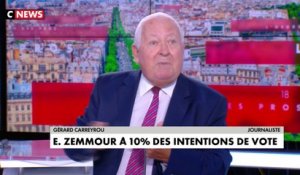 Gérard Carreyrou : «Zemmour a un avantage considérable : Zemmour aujourd’hui c’est la nouveauté»