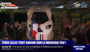 Emmanuel Macron inaugure le nouveau TGV