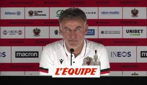 Galtier : «On fait un bon début de championnat» - Foot - L1 - Nice