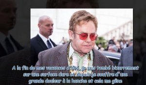 Elton John blessé - le chanteur doit se faire opérer et annule ses concerts
