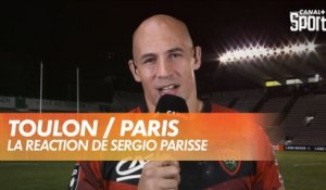 La réaction de Sergio Parisse après Toulon / Paris