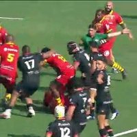 TOP 14 - Essai de Léo BERDEU (LOU) - LOU Rugby - USA Perpignan - J03 - Saison 2021/2022