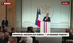 Le discours d'Emmanuel Macron interrompu