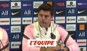 Pochettino : «Messi ? Les grands champions veulent être sur la pelouse» - Foot - L1 - PSG