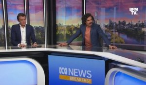 Séisme à Melbourne: les présentateurs d'une émission TV perturbés par la secousse